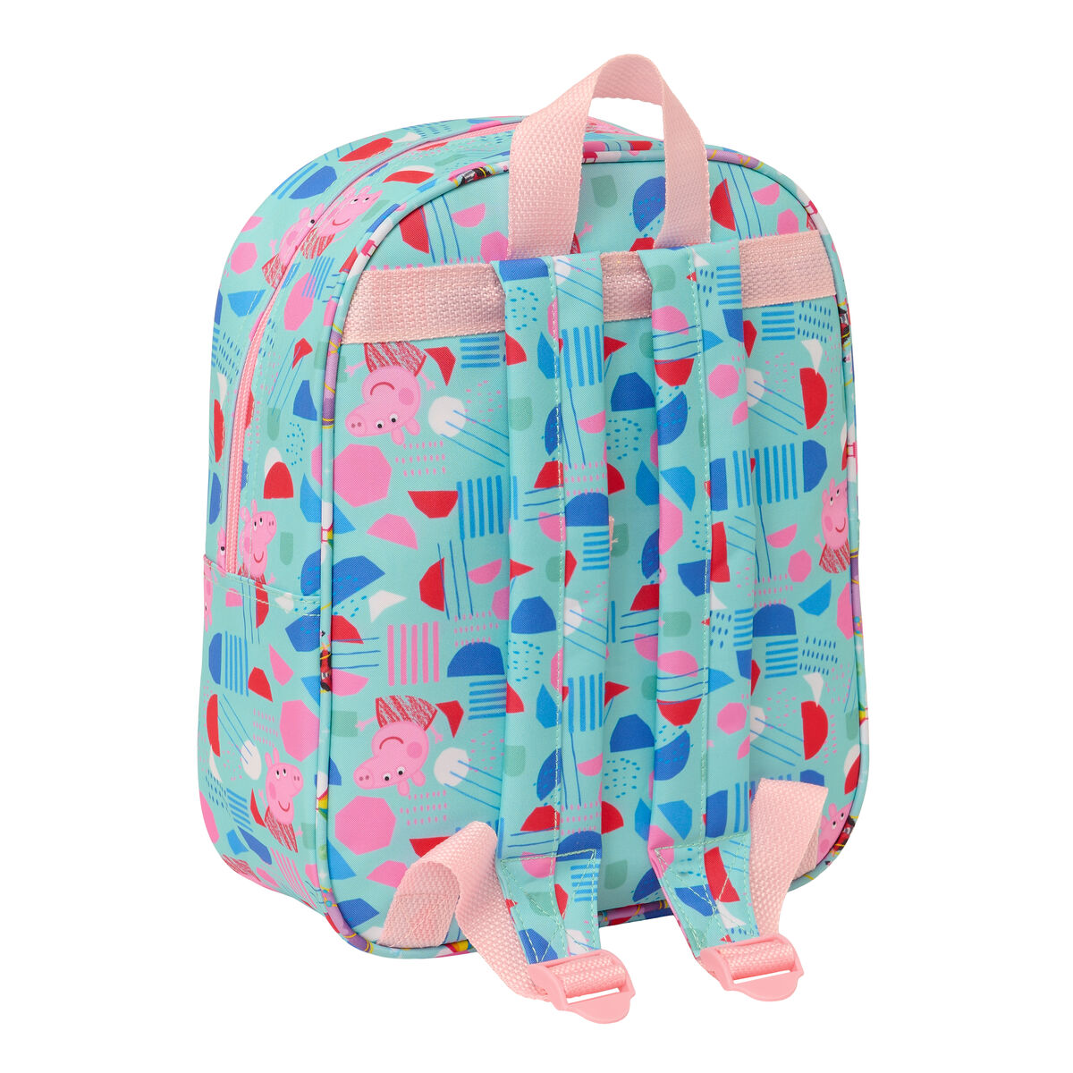 Cartable Peppa Pig Vert Rose 22 x 27 x 10 cm 3D